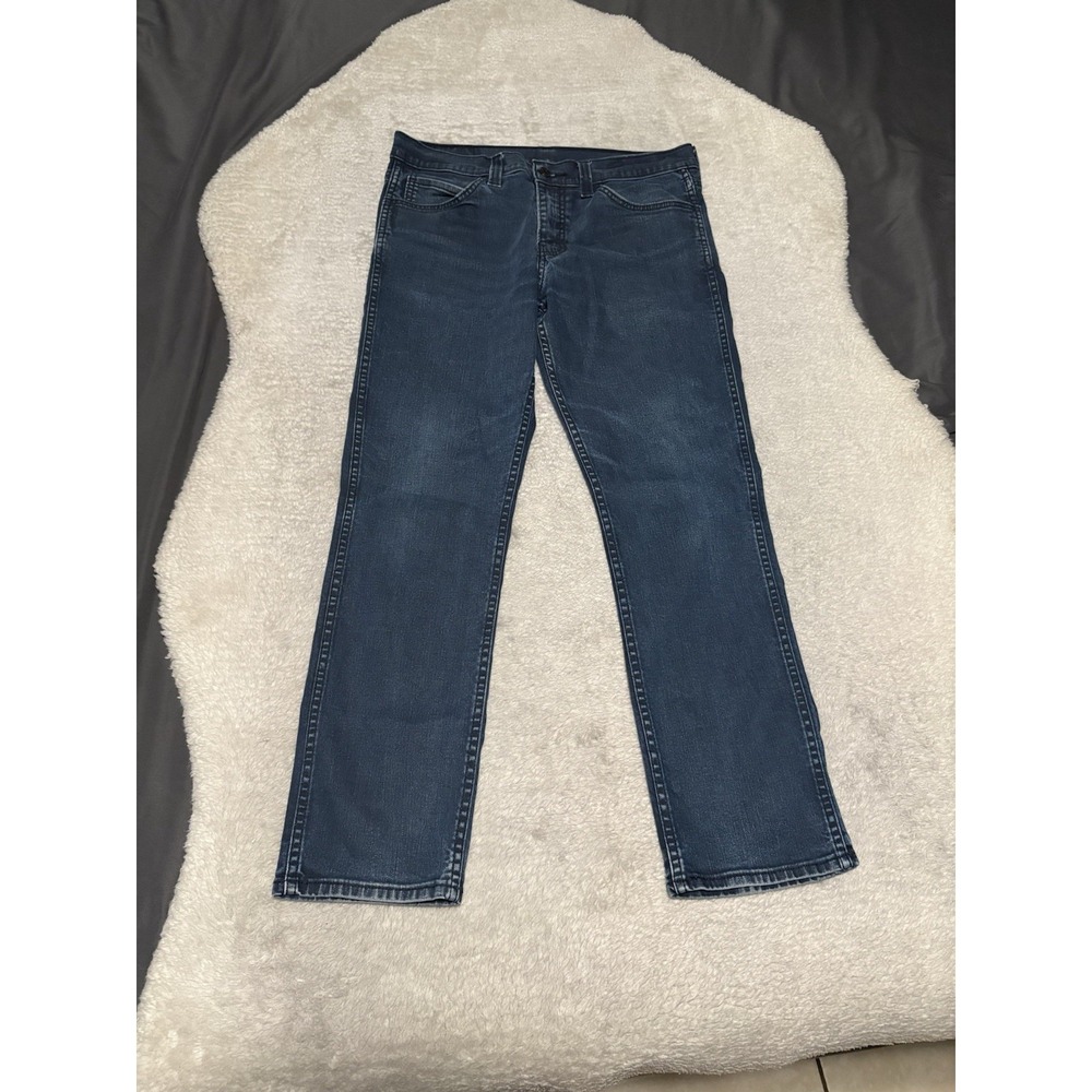 Levis 511 Mens Blue Slim Denim Jeans Size 33x30 Act ( 33x28 ) Pants Stretch
